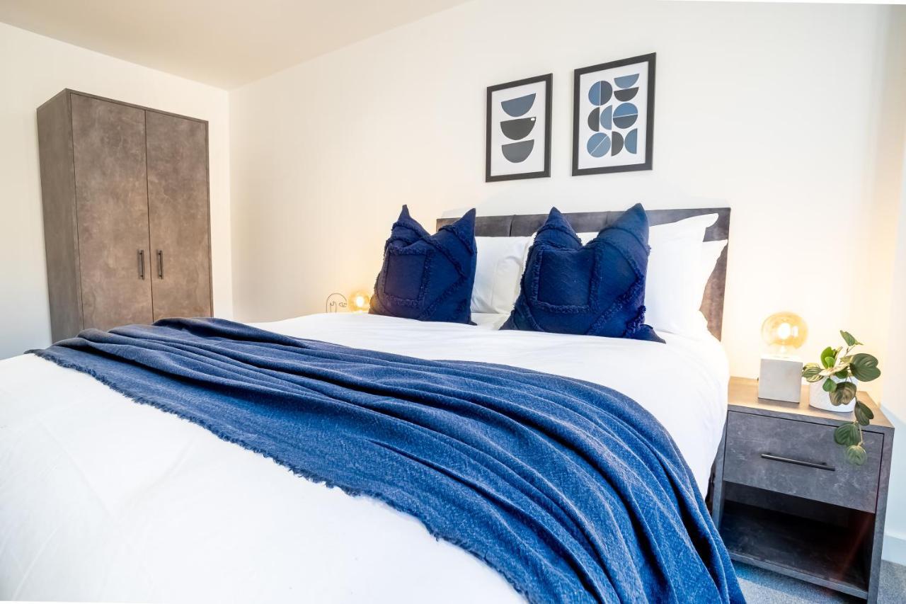 Modern Luxe 1 & 2 Bed Apts Near Granby Plaza By Sojo Stay Leicester Ngoại thất bức ảnh