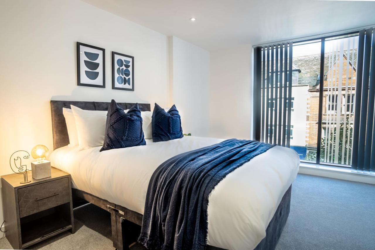 Modern Luxe 1 & 2 Bed Apts Near Granby Plaza By Sojo Stay Leicester Ngoại thất bức ảnh