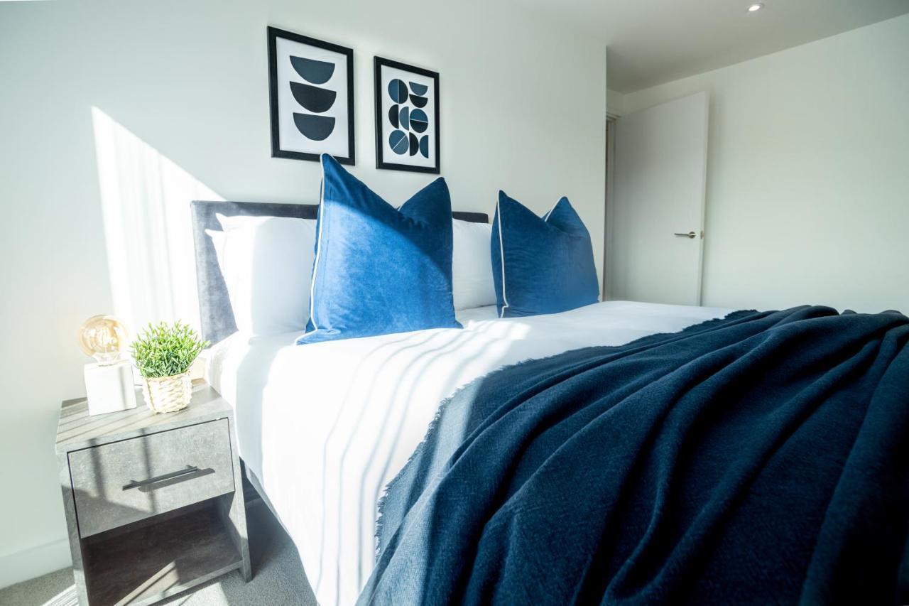 Modern Luxe 1 & 2 Bed Apts Near Granby Plaza By Sojo Stay Leicester Ngoại thất bức ảnh